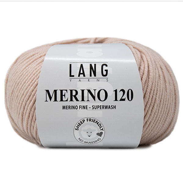Lang Yarns Merino 120 0096 Lichtbeige