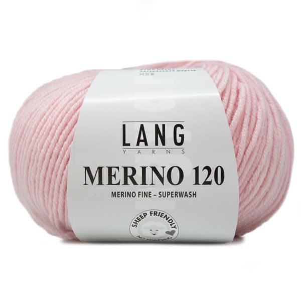 Lang Yarns Merino 120 0119 Lichtroze