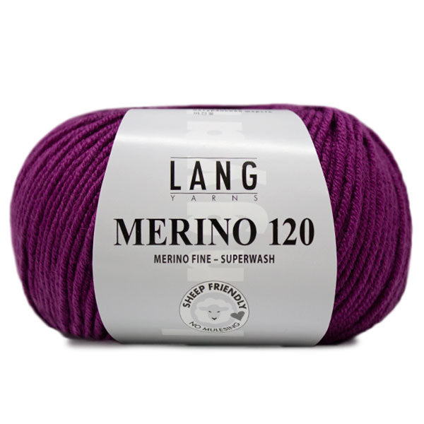 Lang Yarns Merino 120 0147 Lila