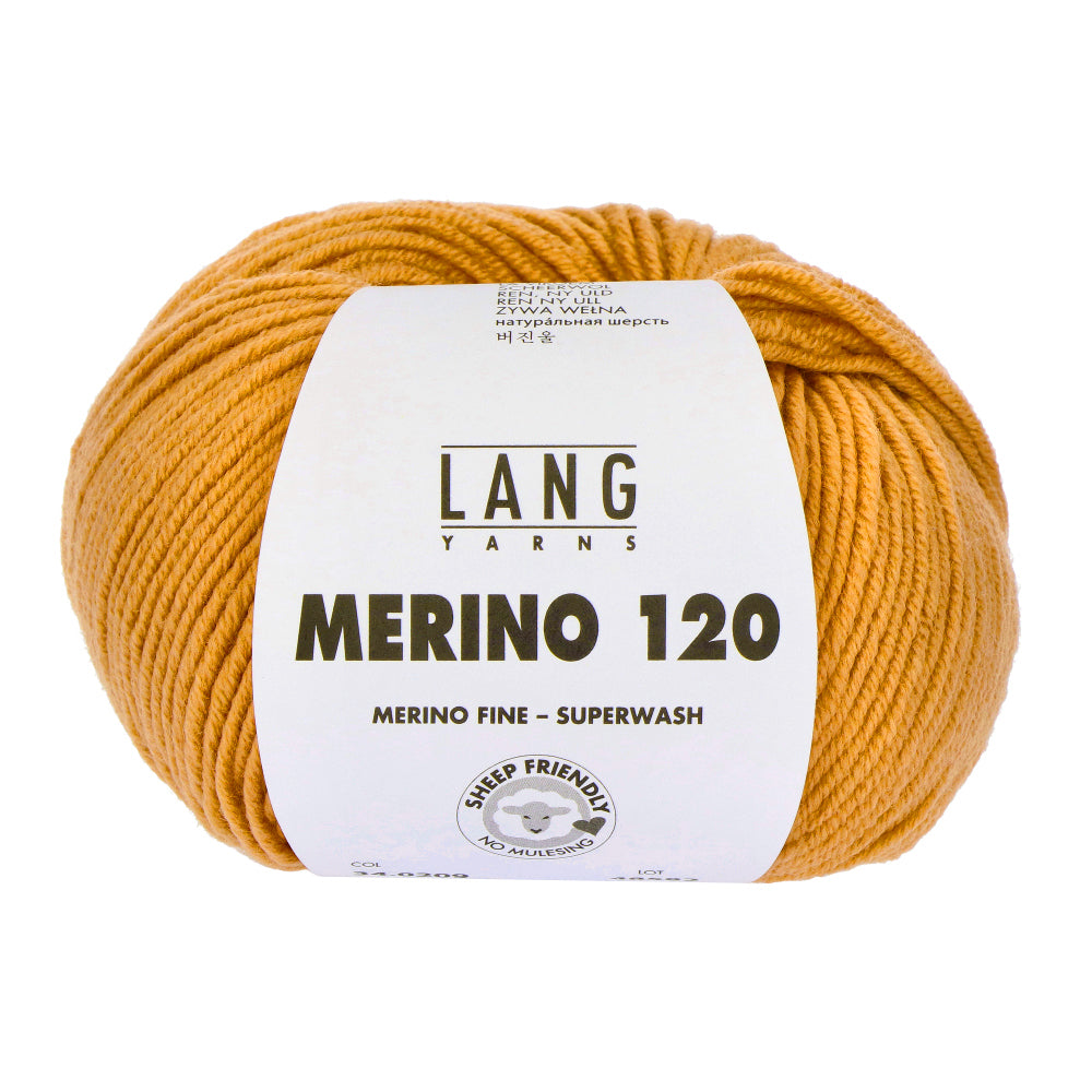 Lang Yarns Merino 120 0150 Messing