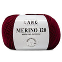 Lang Yarns Merino 120 0163 Donker Rood