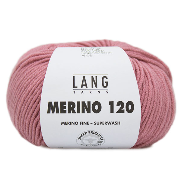 Lang Yarns Merino 120 0219 Roze