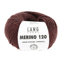 Lang Yarns Merino 120 0262 Bordeaux Melange