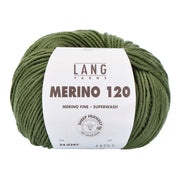 Lang Yarns Merino 120 0397 Krokodilgroen