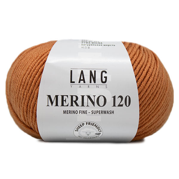 Lang Yarns Merino 120 0511 Cognac