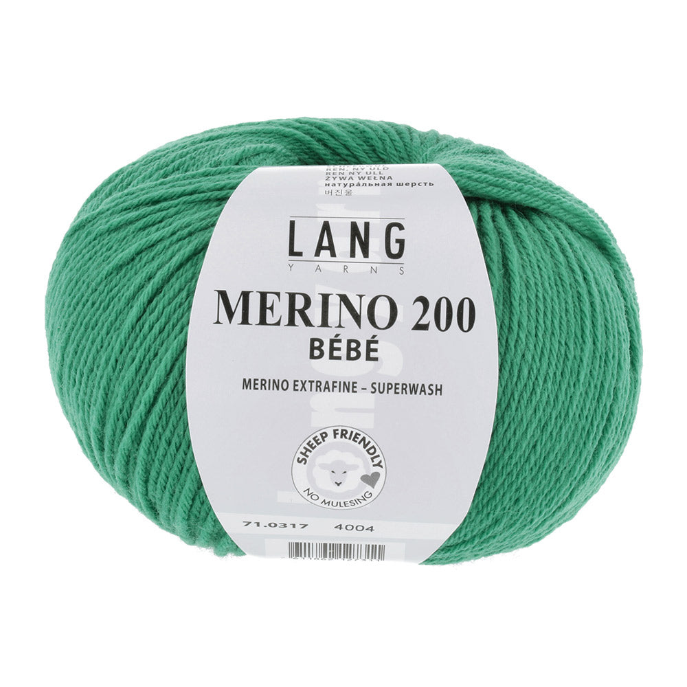 Lang Yarns Merino 200 Bebe 0317 Groen