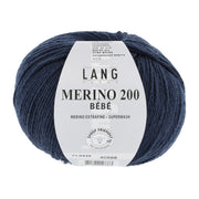 Lang Yarns Merino 200 Bebe 0325 Navy