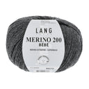 Lang Yarns Merino 200 Bebe 0405 Dark Grey Melange