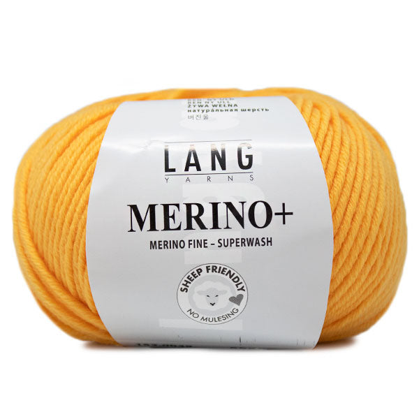 Lang Yarns Merino+ 0049 Goud Geel