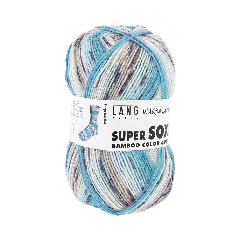 Langyarnssupersoxxbamboocolor ply print — gemaakt met Lang Yarns Super Soxx Bamboo Color 4-Fach