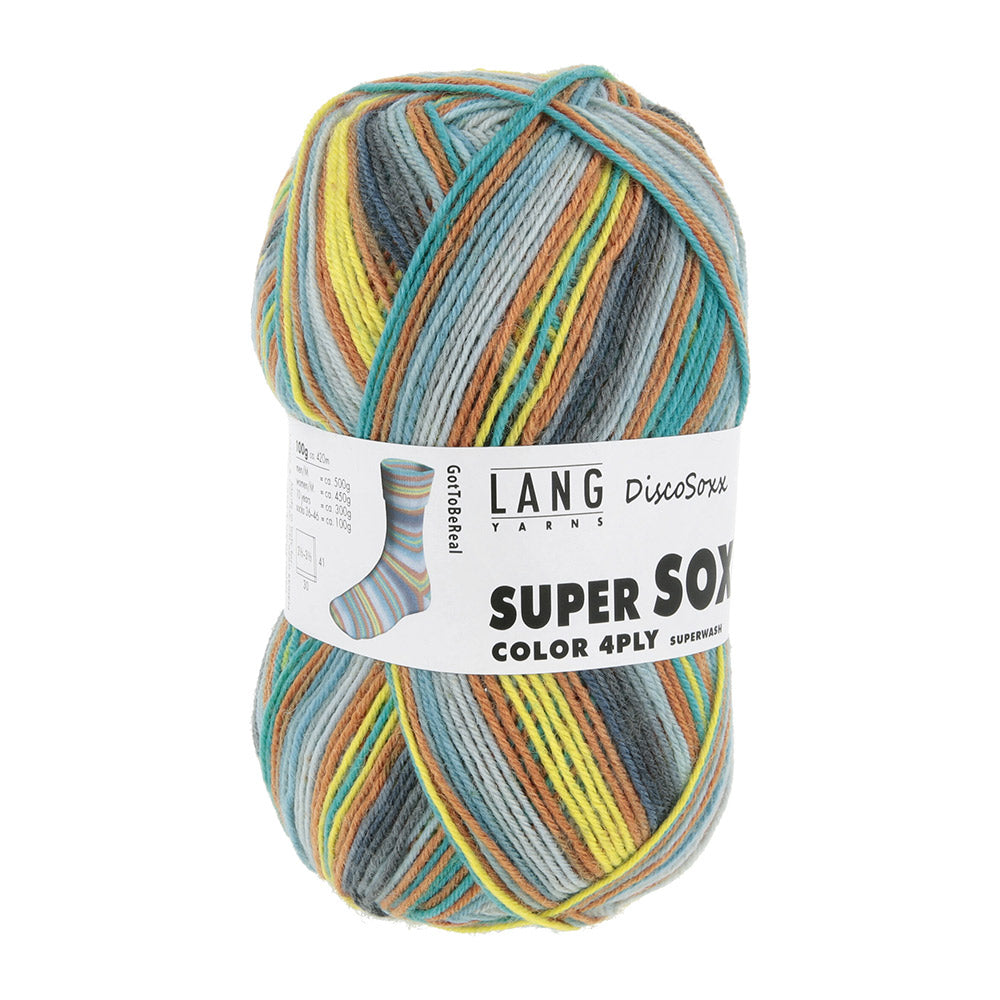 Langyarnssupersoxxcolor ply print — gemaakt met Lang Yarns Super Soxx Color 4-Fach