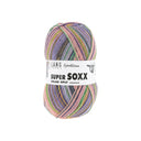 Lang Yarns Super Soxx Color 4-Fach 0537 Ros/Lil/Green/Ora 1148 Saltfjord
