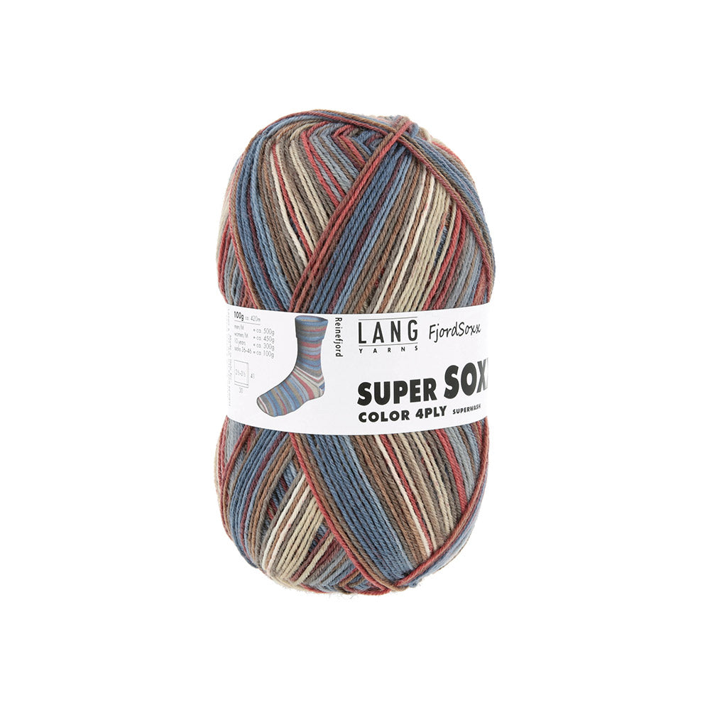 Langyarnssupersoxxcolor ply print — gemaakt met Lang Yarns Super Soxx Color 4-Fach