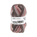 Lang Yarns Super Soxx Color 4-Fach 0545 Zalm/Bruin 1149 Black Forest