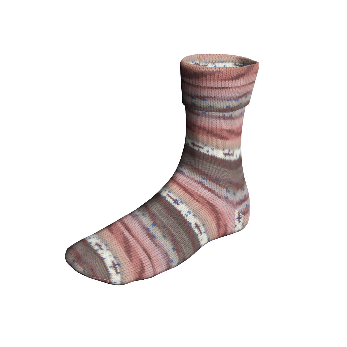 Langyarnssupersoxxcolor plycprint — gemaakt met Lang Yarns Super Soxx Color 4-Fach