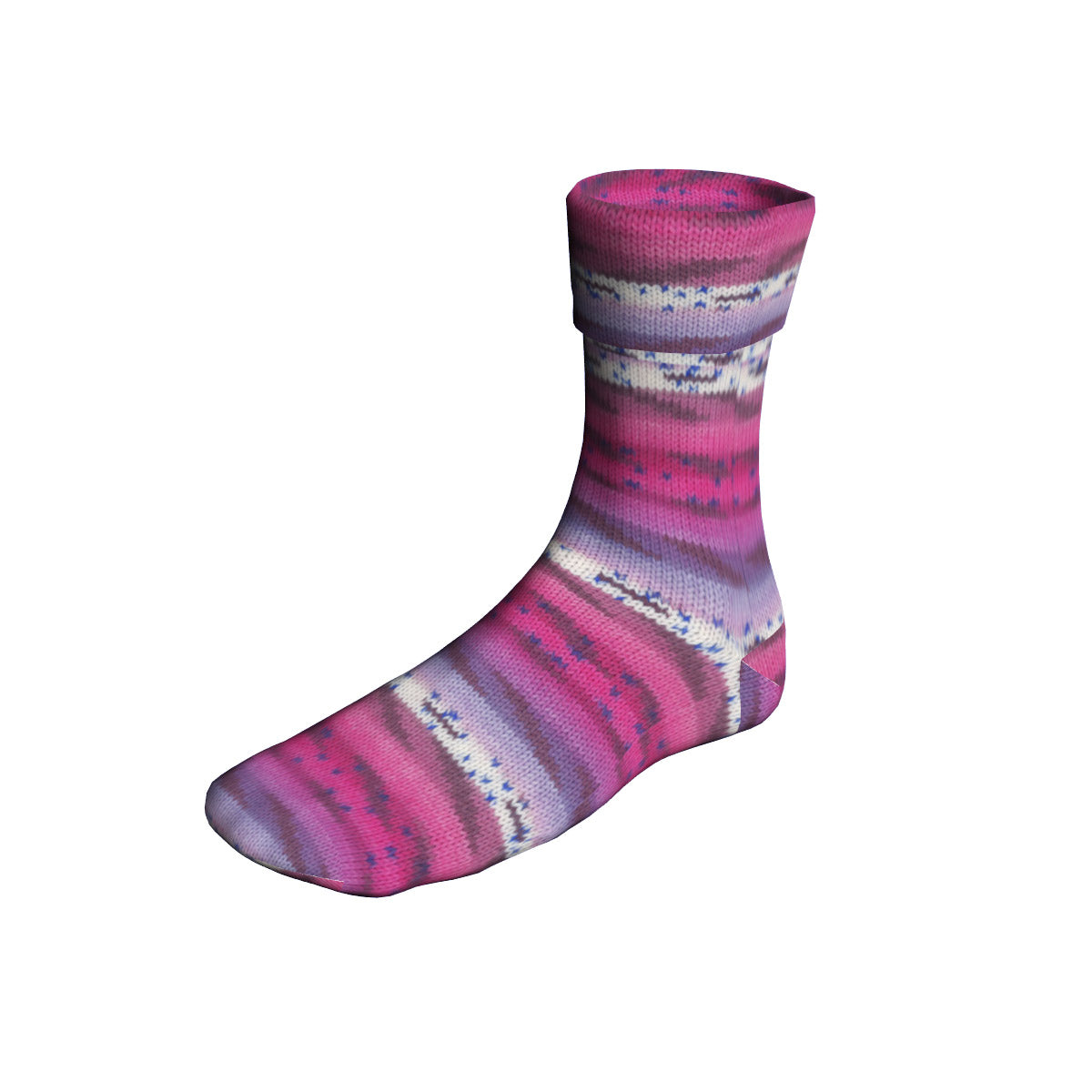 Langyarnssupersoxxcolor plycprint — gemaakt met Lang Yarns Super Soxx Color 4-Fach