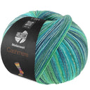 Lana Grossa Meilenweit 100 Cashmere Inverno 123 Jade/Turquoise/Petrol Blue/-Green/Jeans/Gray-Blue/-Green