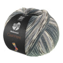 Lana Grossa Meilenweit 100 Cashmere Pista 143 Steel/Dark/Light/Mouse Gray/Pastel Blue Striped