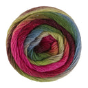 Lana Grossa Meilenweit 100 Color Mix Sparks 7611 Blackberry/Red/Light Red/Pistachio/Petrol/Green/Lime/Pastel Green/Beige