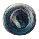 Lana Grossa Meilenweit 100 Color Mix Sparks 7620 Dark/Gray-Petrol/Mint/Grey-Steel Blue
