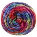 Lana Grossa Meilenweit 100 Fontana 5453 Spring Green/Rust Red/Blue-Violet/Cyclamen/Blue/Royal Blue/Fuchsia