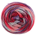 Lana Grossa Meilenweit 100 Fontana 5454 Fuchsia/Mint/Gray-Brown/Lilac-Blue/Pink/Mauve