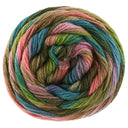 Lana Grossa Meilenweit 100 Fontana 5456 Erika Pink/Petrol/Moss Green/Lilac/Leaf Green/Clay Brown/Mocha