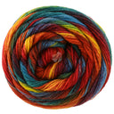 Lana Grossa Meilenweit 100 Fontana 5458 Lime/Cinnamon Brown/Dark Orange/Red/Dark/Light Green/Olive/Dark Brown/Blue/Yellow