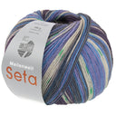 Lana Grossa Meilenweit 100 Seta Giappone 3385 Blue-Violet/White/Sky Blue/Grey/Blue-Lilac/Green