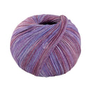 Lana Grossa Meilenweit 100 Seta Piano 3611 Braam/blauwviolet/grijs/roodviolet
