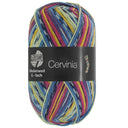 Lana Grossa Meilenweit 6-Ply 150 Cervinia 9754 Dark Fuchsia/Dark Blue/White/Blue/Light/Egg Yolk