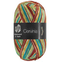 Lana Grossa Meilenweit 6-Ply 150 Cervinia 9755 Light Green/Mint/Red/Dark Brown/Ecru/Lime/Curry/Turquoise Blue