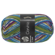 Lana Grossa Meilenweit 6-Fach 150 Cervinia 9759 Olijf/Violet/Licht-/Middelgrijs/Blauw/Donkergroen - bol garen