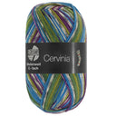 Lana Grossa Meilenweit 6-Ply 150 Cervinia 9759 Olive/Violet/Light/Medium Gray/Blue/Dark Green