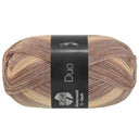 Lana Grossa Meilenweit 6-Ply 150 Duo 9726 Gray-Lilac/Light Beige
