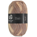Lana Grossa Meilenweit 6-Ply 150 Duo 9726 Gray-Lilac/Light Beige