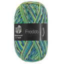 Lana Grossa Meilenweit 6-Ply 150 Freddo 9736 Light Green/Dark Grey/Light Grey/Petrol/Dark Blue/White-Green
