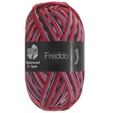 Lana Grossa Meilenweit 6-Ply 150 Freddo 9740 Dark Grey/White/Burgundy/Red/Gray-Pink/Mauve