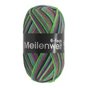 Lana Grossa Meilenweit 6-Ply 150 Granita 9699 Jade/Petrol/Gray-Green/Violet/Khaki/Turquoise Blue