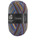 Lana Grossa Meilenweit 6-Ply 150 Granita 9732 Blue/Dark Olive/Chocolate Brown/Denim Blue/Linen Yellow/Dark Grey