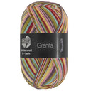Lana Grossa Meilenweit 6-Ply 150 Granita 9735 Turquoise/Olive/Dark Grey/Pink/Yellow/Dark Brown
