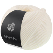 Lana Grossa Merino Piú 024 Wit - bol garen
