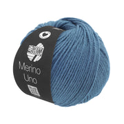 Lana Grossa Merino Uno 027 Duifblauw
