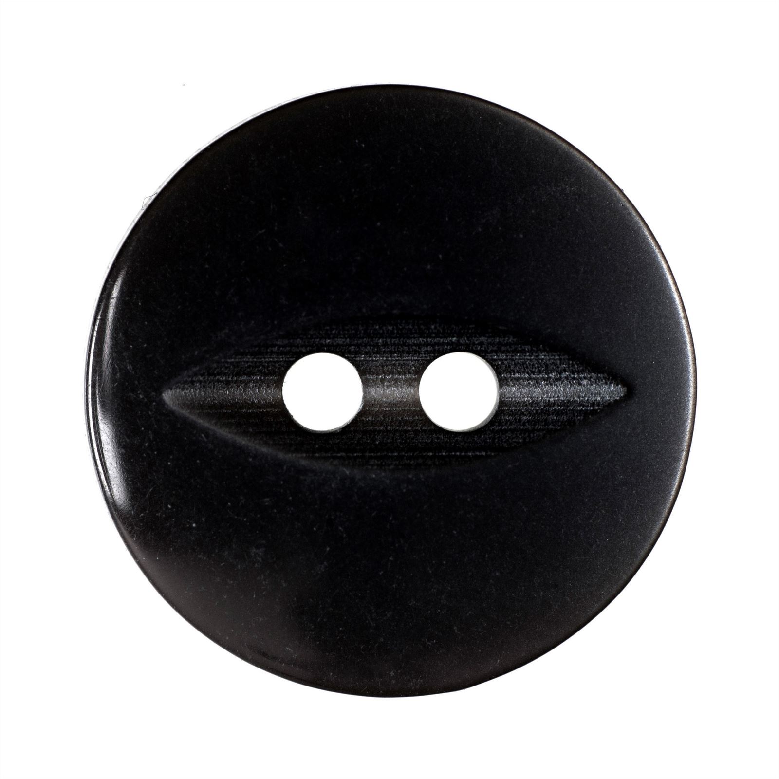 Milward Glans Knoop Zwart 13mm (8 stuks) (2)