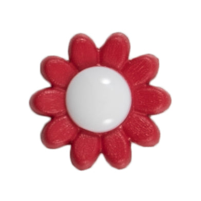 Milward Knoop Bloem Rood met Wit 13mm (3 stuks) (2)