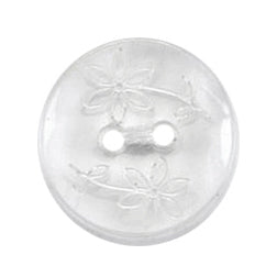 Milward Knoop Transparant met Bloemenwerkje 15mm (4 stuks) (2)