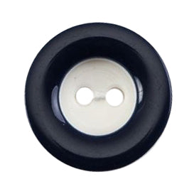 Milward Knoop Wit met Zwarte Rand 18mm (3 stuks) (2)