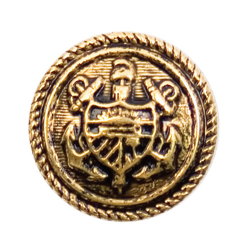 Milward Manchet Knoop Goud 15mm (4 stuks) (2)