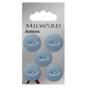 Milward Parelmoer Knoop Lichtblauw 19mm (5 stuks)