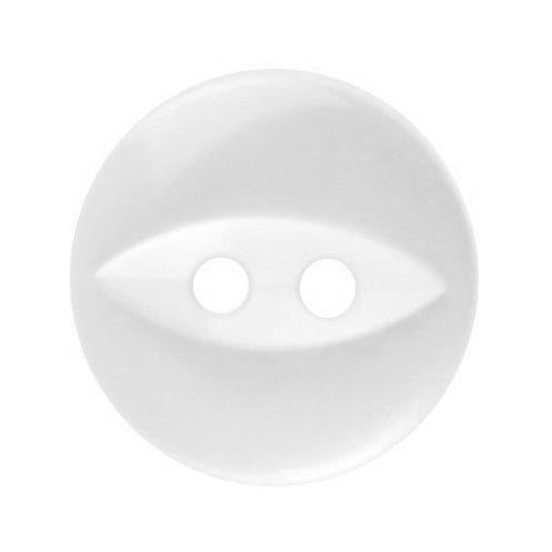 Milward Parelmoer Knoop Rond met Ellips Wit 13mm (8 stuks) (2)
